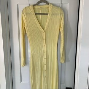 Reformation knit dress maxi